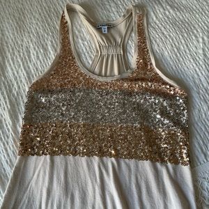 Express sequined tank